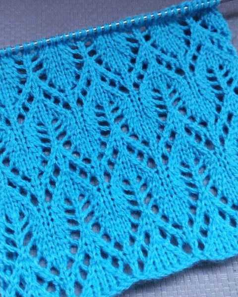 Leaves Stitch Knitting Pattern