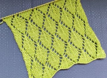 Leaves Stitch Knitting Pattern