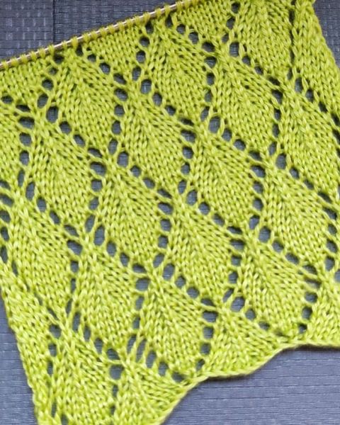 Leaves Stitch Knitting Pattern