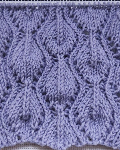 Leaves Stitch Knitting Pattern