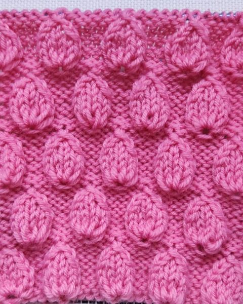 Leaf Stitch Knitting Pattern