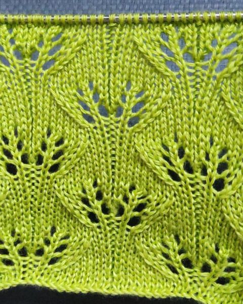 Leaves Stitch Knitting Pattern