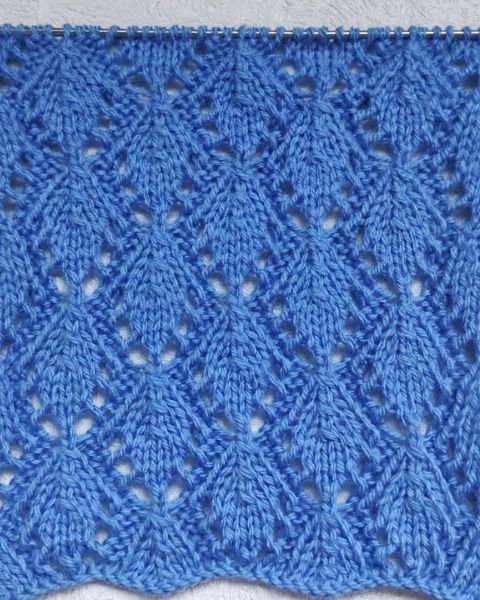 Leaves Stitch Knitting Pattern