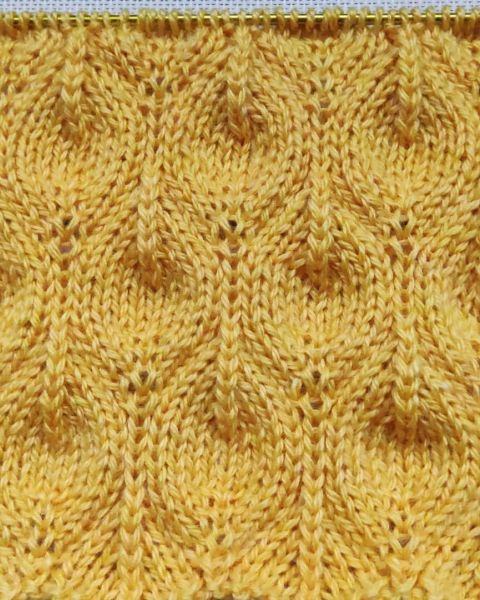 Leaves Stitch Knitting Pattern