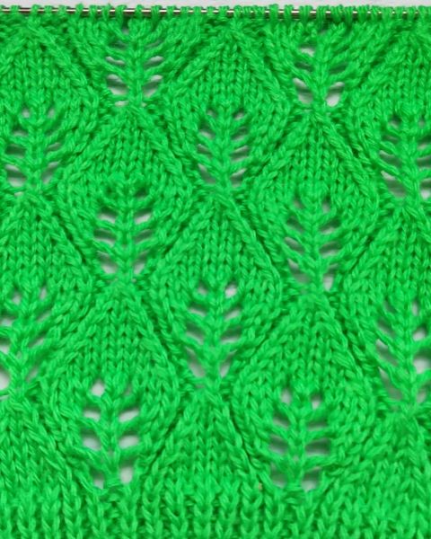 Leaves Stitch Knitting Pattern