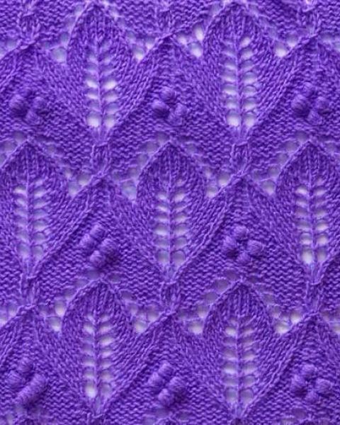 Tulip Knit Stitch Pattern