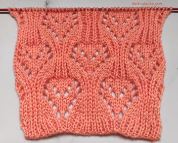 Heart Stitch Knitting Pattern