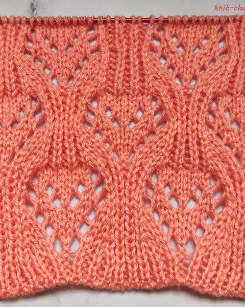 Heart Stitch Knitting Pattern