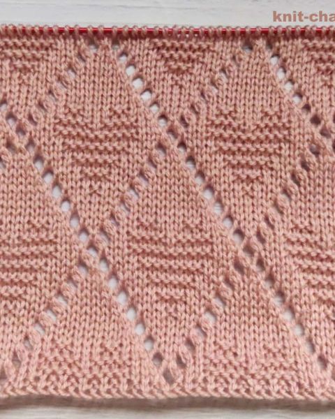 Hearts with Diamonds Knitting Pattern