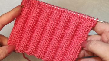 Relief Stripe Knitting Pattern