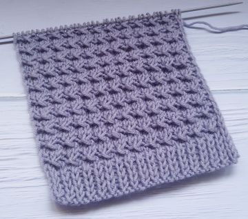 Relief Stitch Knitting Pattern