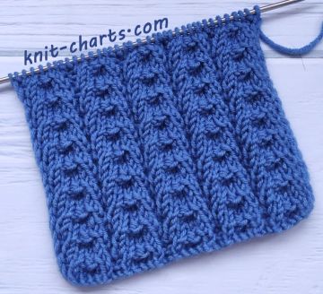 Relief Stripes Knitting Pattern