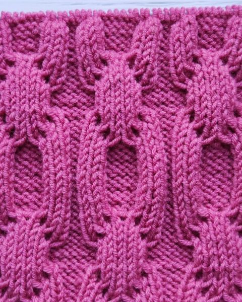 Relief Stitch Knitting Pattern