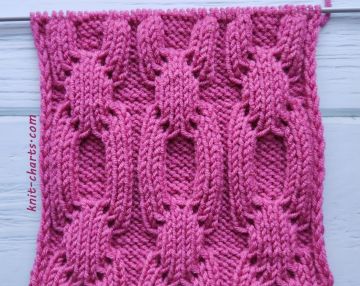Relief Stitch Knitting Pattern