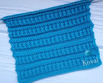 Relief Stripe Knitting Pattern