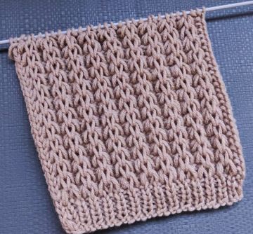 Relief Stripe Knitting Pattern