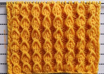 Relief Stripe Knitting Pattern