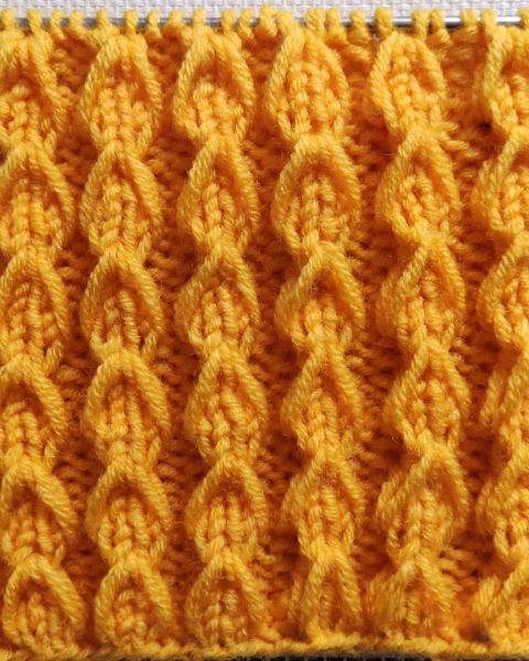 Relief Stripe Knitting Pattern