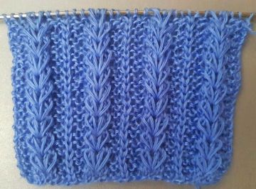 Wheat Ear Loop Stitch Pattern
