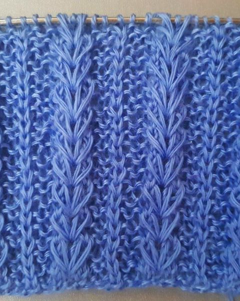 Wheat Ear Loop Stitch Pattern