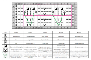Wheat Ear Loop Stitch chart