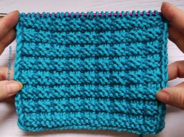 Easy Relief Knit Stitch