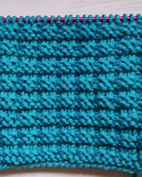 Easy Relief Knit Stitch