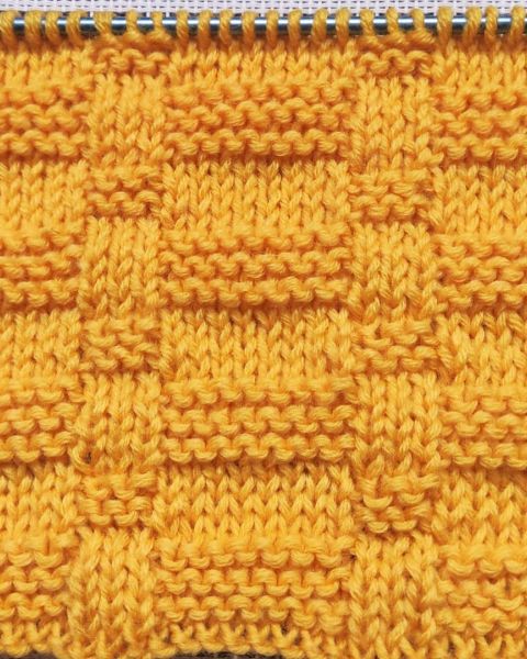 Easy Relief Knit Stitch