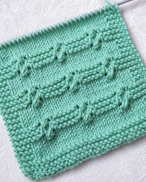 Relief Stitch Knitting Pattern