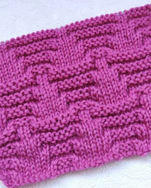 Relief Stitch Knitting Pattern
