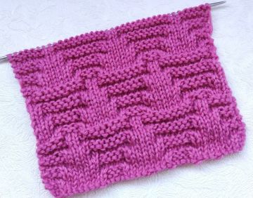 Relief Stitch Knitting Pattern