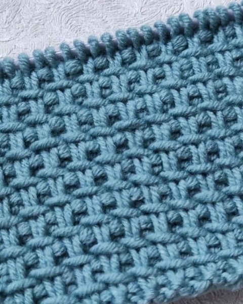 Relief Stitch Knitting Pattern