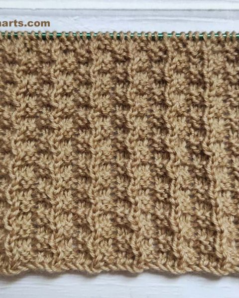 Relief Stitch Knitting Pattern