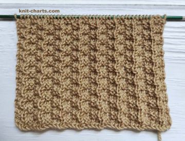 Relief Stitch Knitting Pattern