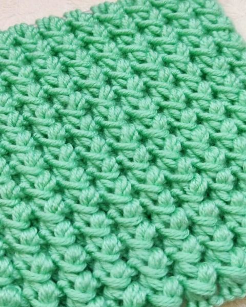 Relief Stitch Knitting Pattern 