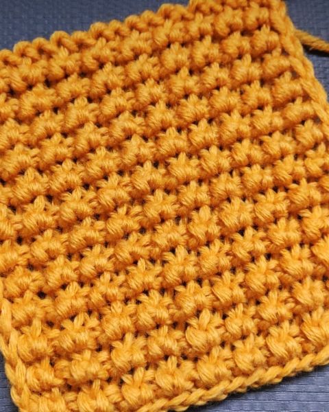 Dense Relief Stitch Knitting Pattern