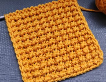 Dense Relief Stitch Knitting Pattern