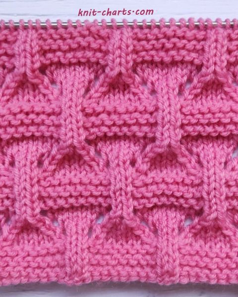 Relief Stitch Knitting Pattern