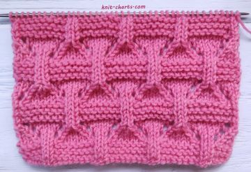 Relief Stitch Knitting Pattern