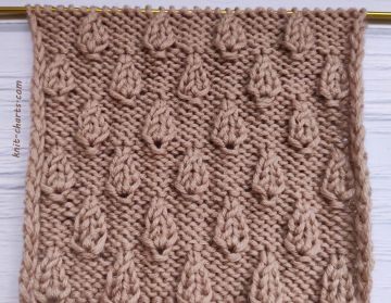 Relief Stitch Knitting Pattern