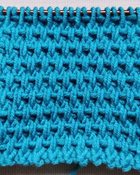 Dense Relief Stitch Knitting Pattern