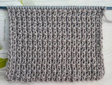 Easy Relief Stitch Knitting Pattern