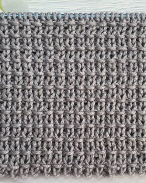 Easy Relief Stitch Knitting Pattern