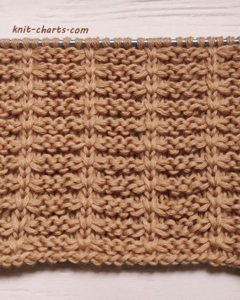 Relief Stitch Knitting Pattern