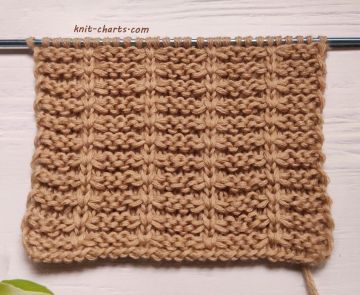 Relief Stitch Knitting Pattern