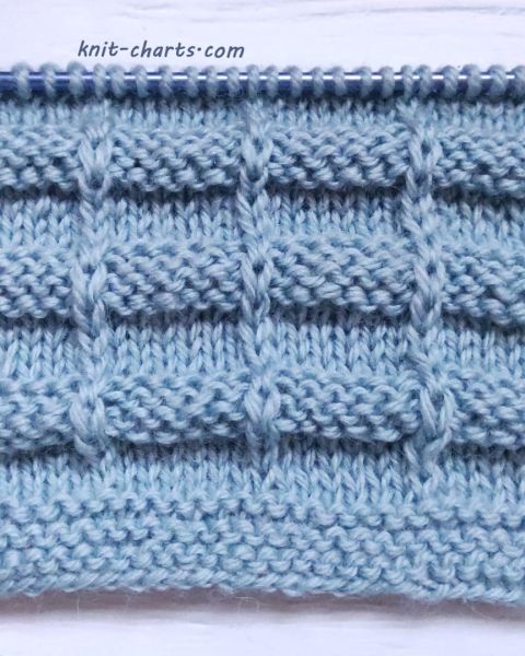 Relief Stitch Knitting Pattern