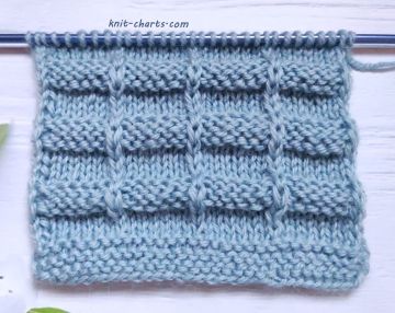 Relief Stitch Knitting Pattern