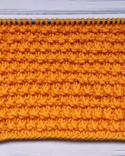 Tutorial Knitting Star Stitch 