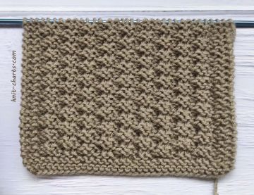Relief Stitch Knitting Pattern