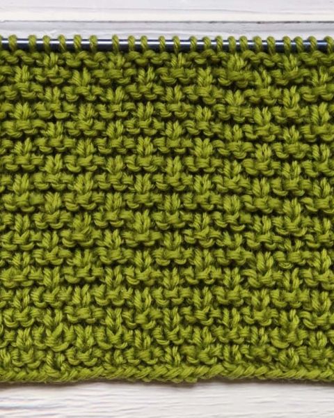 Easy Relief Stitch Knitting Pattern for Beginners